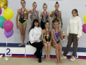 Юные морозовчанки успешно выступили на соревнованиях по художественной гимнастике в Санкт-Петербурге