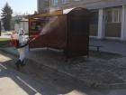 Автобусные остановки в Морозовске продезинфицировали специальным раствором