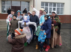 Весело и с размахом проводили зиму в хуторе Грузинов