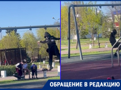 Местная жительница пожаловалась на подростков хулиганов в городском парке 