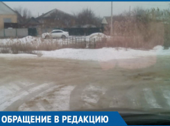 Переулок Комсомольский посыпали, теперь бы еще улицу Чапаева почистили, - морозовчанка
