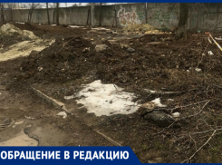 Все разрыли, тротуарные плиты поломали! - житель микрорайона «Тексер» о грязи после замены водопроводных труб