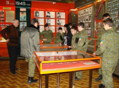 Кадеты из Морозовска побывали в краеведческом музее Тацинки