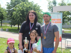 Победителем районного этапа конкурса «Папа, мама, я - спортивная семья» стала семья Кудиновых