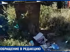 Из бака мусор вывезли, а всё вокруг оставили: жительница хутора Грузинов пожаловалась на водителя мусоровоза