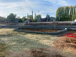 На 60% выполнено благоустройство территории на переулке Космическом