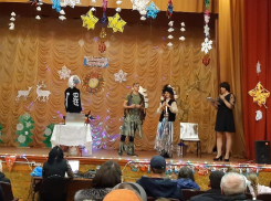 Театрализованное представление «Новогодний переполох» устроили в станице Вольно-Донской