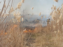Три семьи эвакуировали в Тацинской из-за возгорания травы после атаки БПЛА 