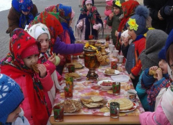  Веселыми хороводами, играми, горячими блинами и ароматным чаем проводили зиму в детском саду хутора Вишневка