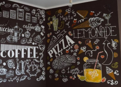 Крутая роспись стен здесь