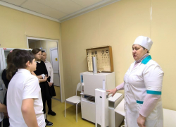 Урок медицины провели для учеников Донсковской школы