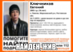 Пропавшего в Морозовском районе подростка нашли живым