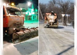Городская администрация сообщила, что работы по очистке дорожного полотна от снега в Морозовске начались еще 3 дня назад