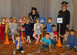 Развлечение «Школа пешехода» прошло в Морозовском детском саду № 37 