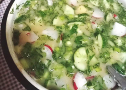 Как приготовить окрошку в пост, - совет дала экс-морозовчанка Виктория Герасимова