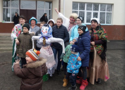 Весело и с размахом проводили зиму в хуторе Грузинов
