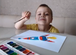 Интернет-флешмоб на тему космоса устроили воспитанники МБДОУ Детский сад «Сказка» 