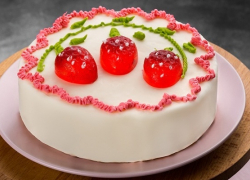 Отведай вкусный торт-мороженное от магазина "Колос" 