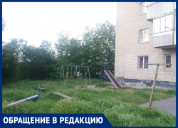 Куда нашим детям ходить играть? - морозовчанка о заросшей травой площадке