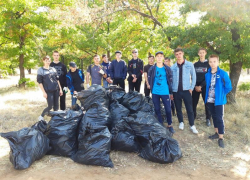 Более двадцати мешков бытового мусора собрали волонтеры на городском субботнике в Морозовске