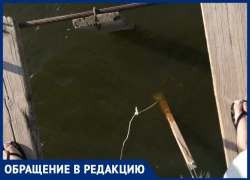 Жительница хутора Веселовка написала письмо губернатору по поводу ремонта моста, с которого она падала вместе с ребенком