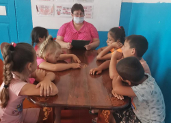 Как крестилась Русь узнали ребята в Сибирьчанком сельском клубе