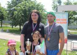 Победителем районного этапа конкурса «Папа, мама, я - спортивная семья» стала семья Кудиновых