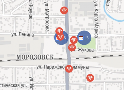 Для жителей Морозовска появилась карта всех бесплатных Wi-Fi точек