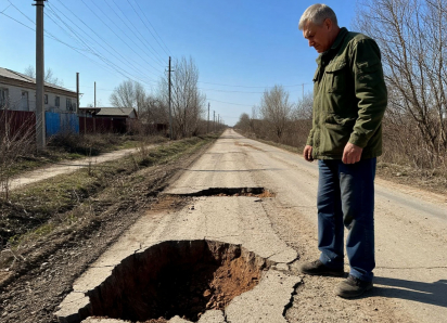 После жалобы жителя и вмешательства прокуратуры в Морозовске отремонтировали разбитую дорогу