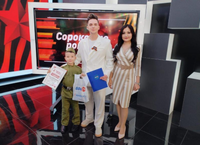 Юный морозовчанин стал победителем и участником прямого эфира на телеканале «Дон24»