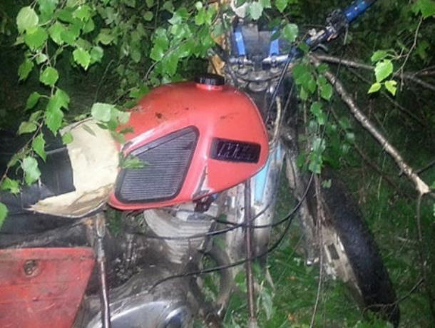 Подросток на мотоцикле врезался в дерево в Морозовском районе