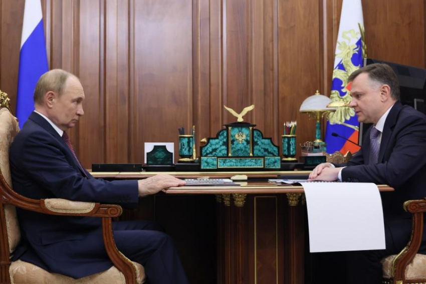 В Ростовской области Владимир Путин и Юрий Слюсарь обсудили проблемы здравоохранения
