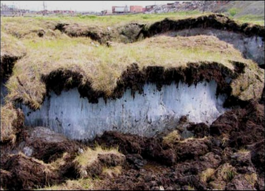 Участки с вечной мерзлотой в Морозовском районе