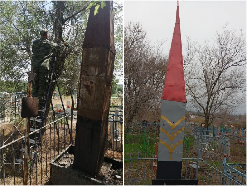 В Морозовске восстановили забытый памятник