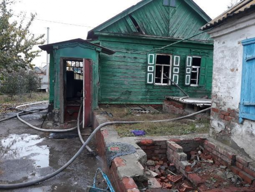 Частный дом горел на этой неделе в Морозовске