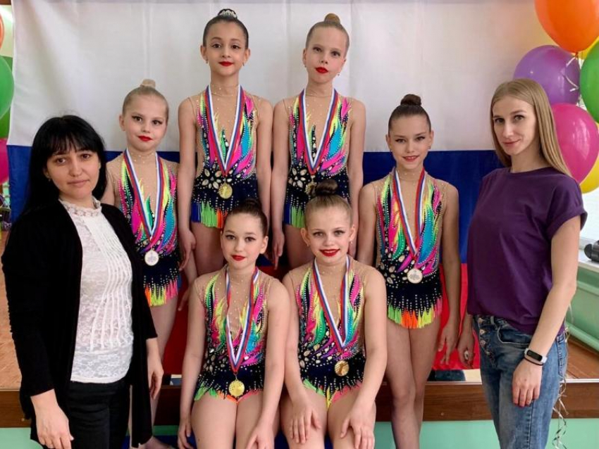 Золото турнира «Весенние грации» в Краснодарском крае завоевали гимнастки из Морозовска