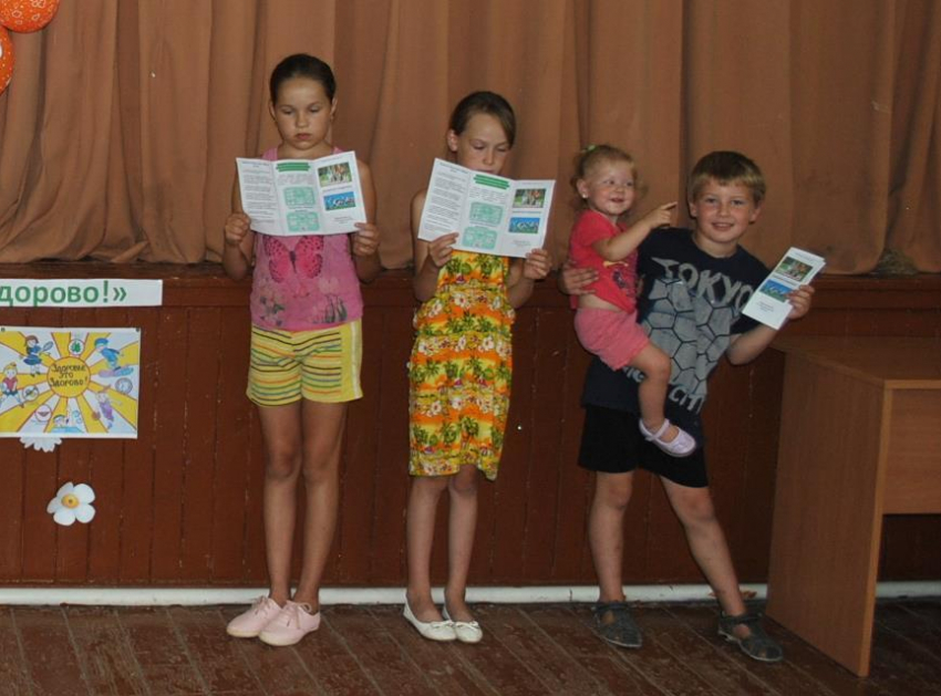 Дети в Вишневке играли в игру «Полезное - не полезное»