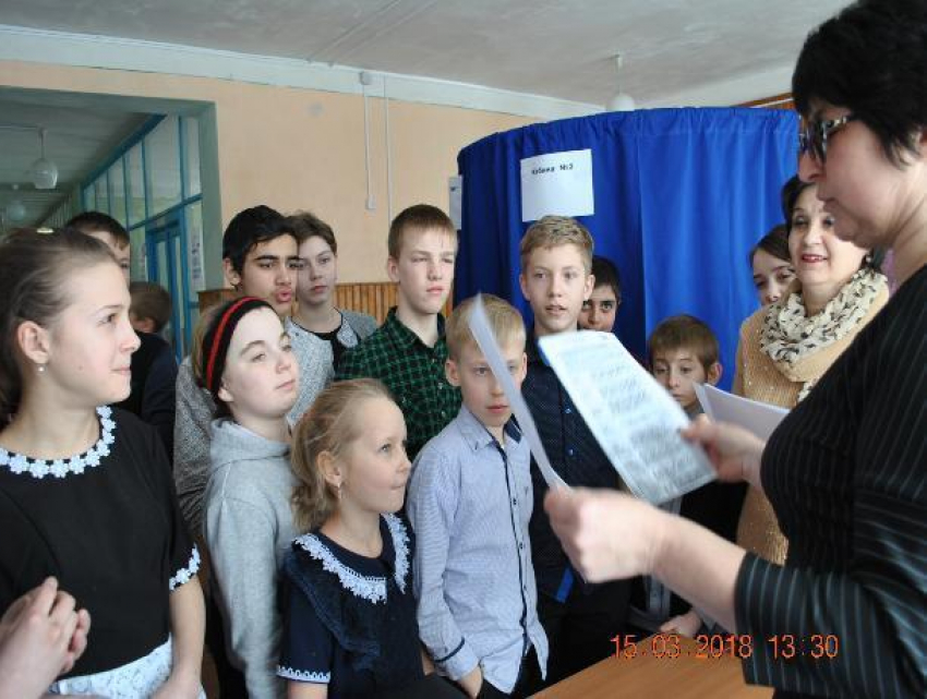 "Кандидатами в президенты» попробовали стать школьники в Вишневке