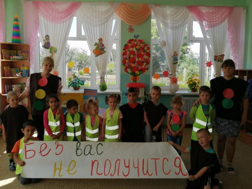 День рождения светофора отметили в детском саду хутора Вишневка