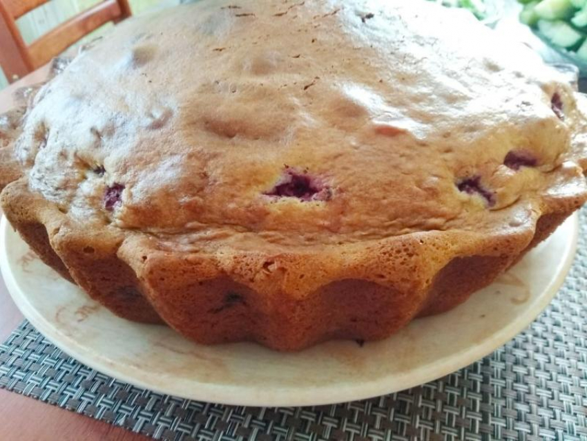 Рецепт ароматного пирога с малиной предложила корреспондент «Блокнот Морозовск"