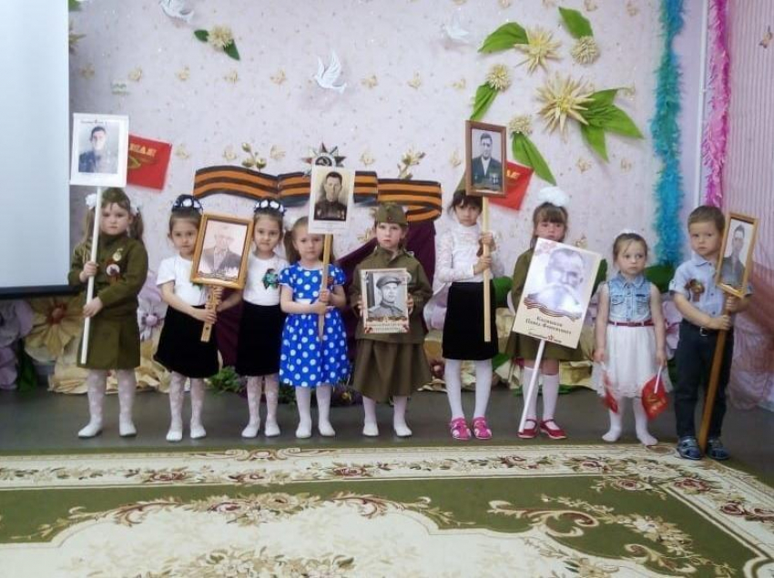 Воспитанники филиала детского сада «Ромашка» близко познакомились с историей Великой Победы