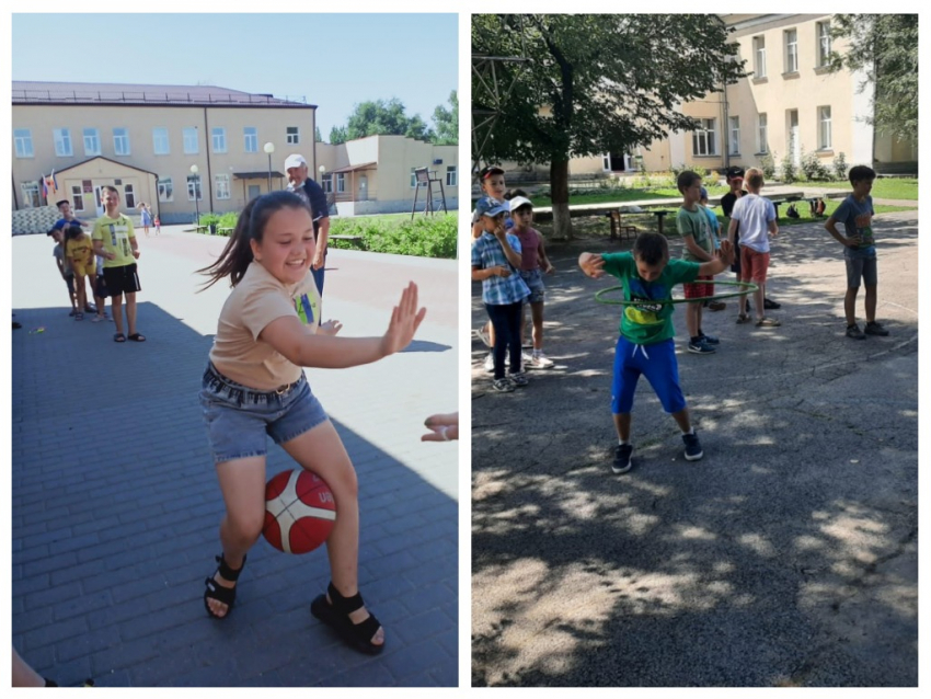 Соревнования «Веселые старты» провели для учеников лицея и школы №1 в Морозовске